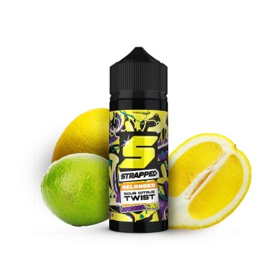Strapped Reloaded Sour Citrus Twist Flavour Shot 120ml Strapped Reloaded Sour Citrus Twist Flavour Shot 120ml
